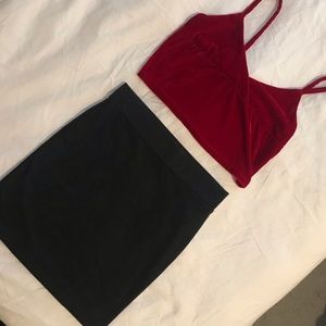 FOREVER 21 Charcoal Pencil Skirt